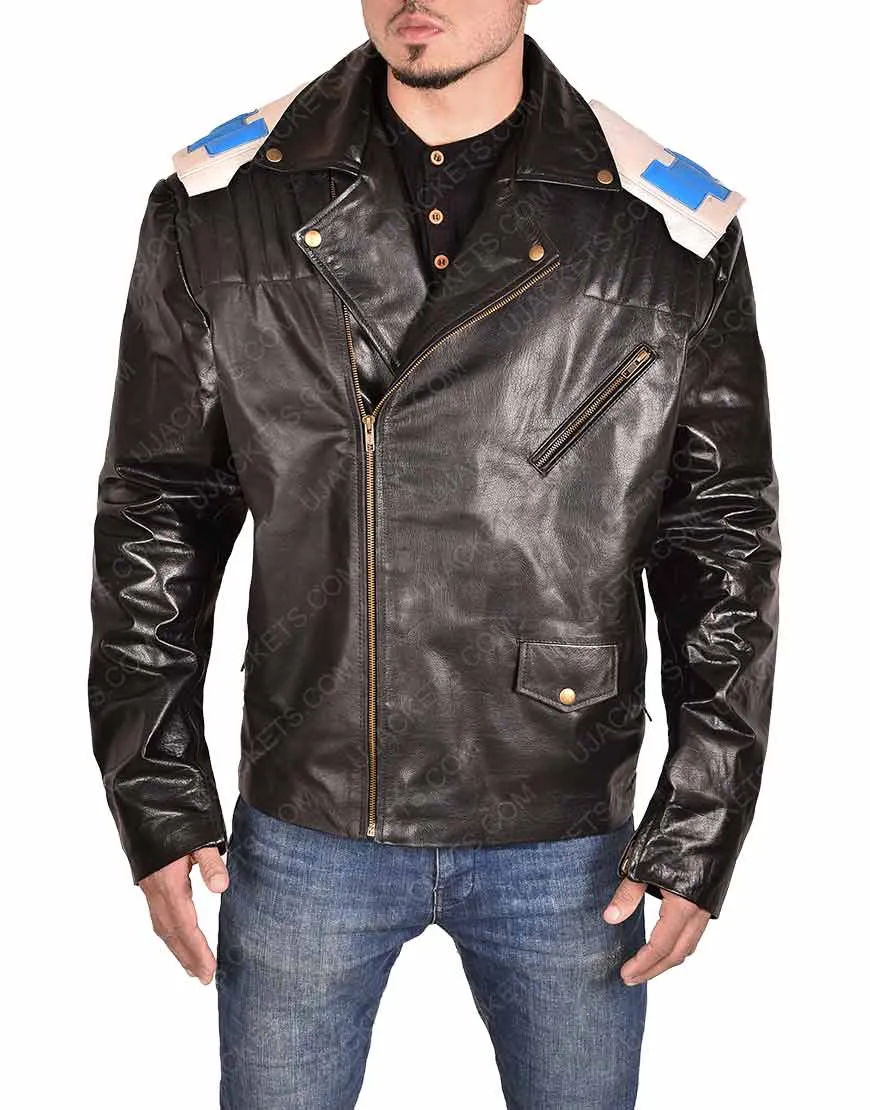 Brendan Fraser Doom Patrol Robotman Cliff Steele Leather Jacket